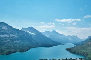 Waterton Lake from top of Bears Hump