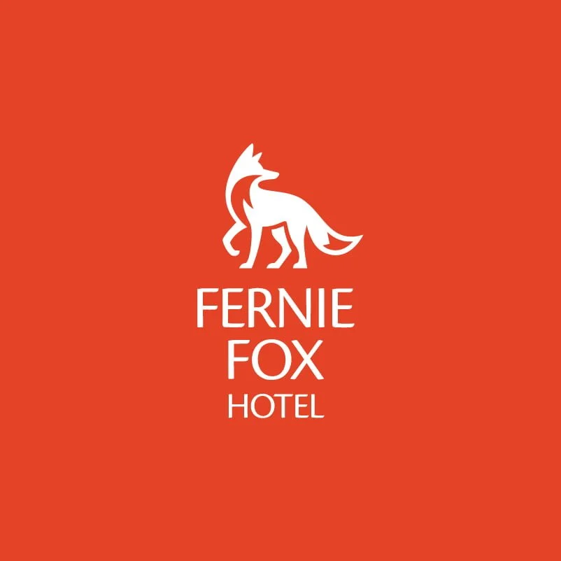 Ferne Fox Hotel Logo on coloured background